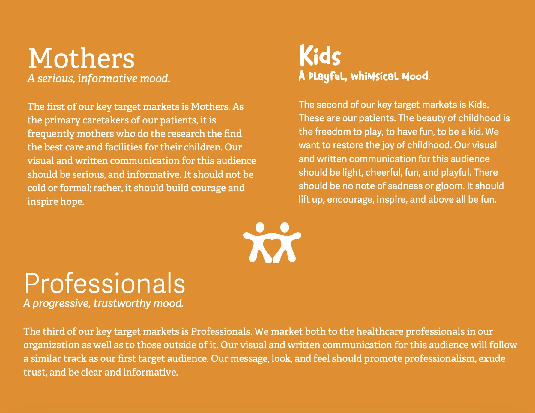 Arnold Palmer Hospital brand book: Logo system